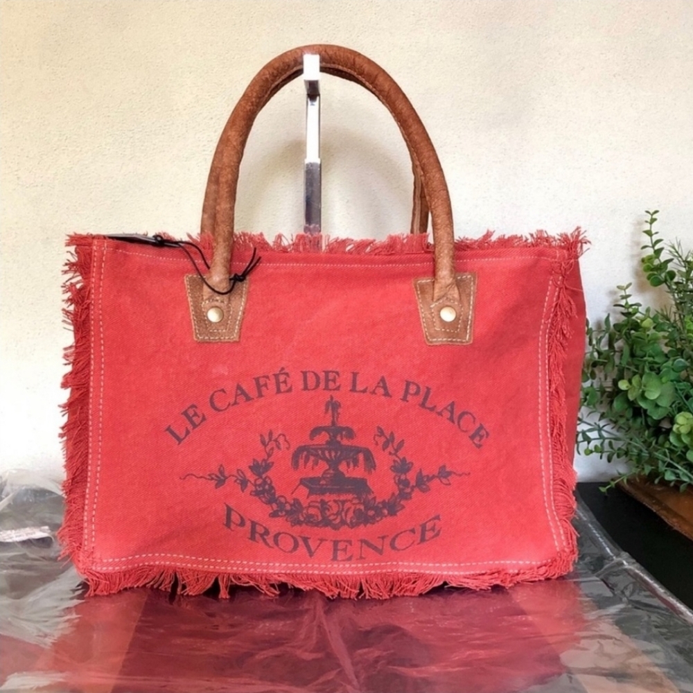 Myra Bag Carroty up cycled handbag NWT